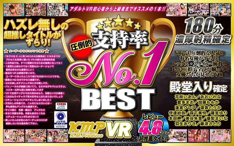 [KMVR-701] [VR] Overwhelming Approval Rating No. 1 BEST - R18
