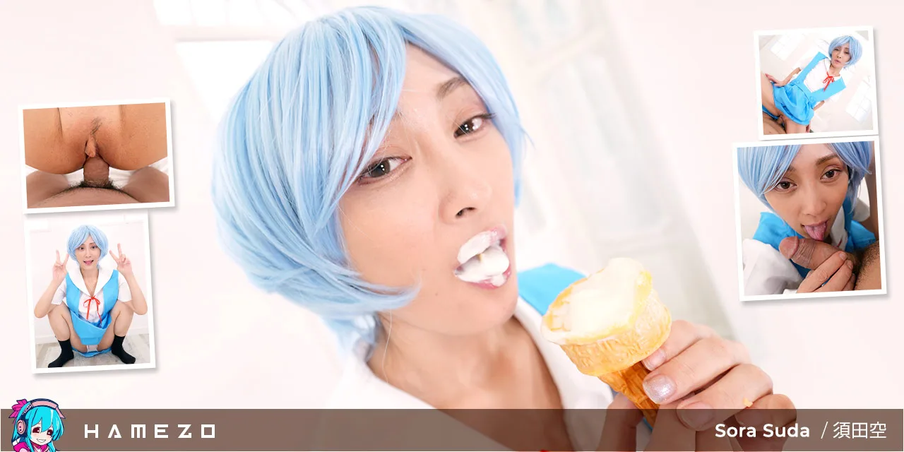 Sora Suda Gets Messy In Multiple Ways - Hamezo